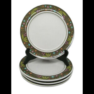 Franciscan Fashion Manor Montego 8 1/4" Salad Plates Set Of 4 Plates